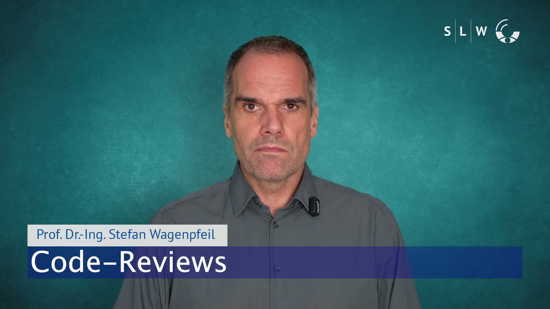 Prof. Dr.-Ing. Stefan Wagenpfeil 7 slw sw code reviews web preview